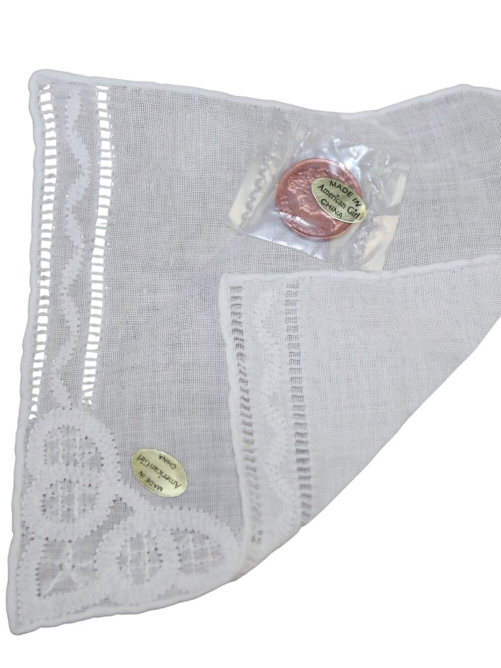 American Girl Doll Nellie O'Malley Handkerchief Coin Accessory Set Vintage EUC